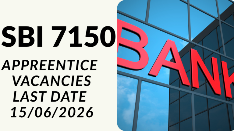 SBI Apprentice Recruitment 2026 State Wise Vacancy List Total 7150 Posts