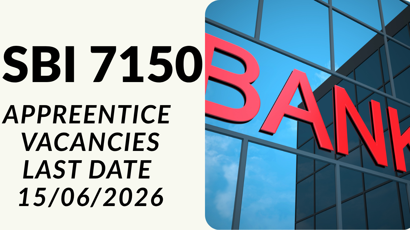 SBI Apprentice Recruitment 2026 State Wise Vacancy List Total 7150 Posts