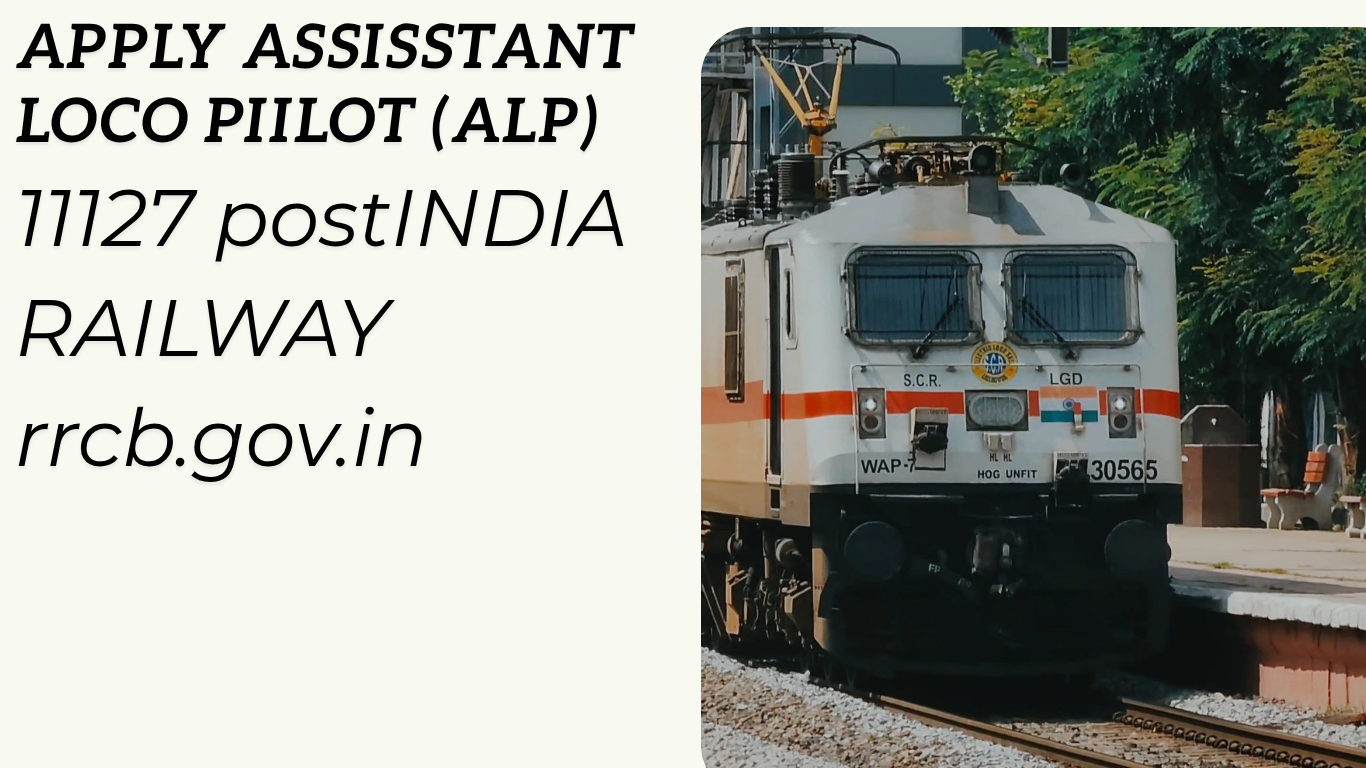 RRB ALP 2026 Notification 11127 Assistant Loco Pilot Vacancy Apply Online