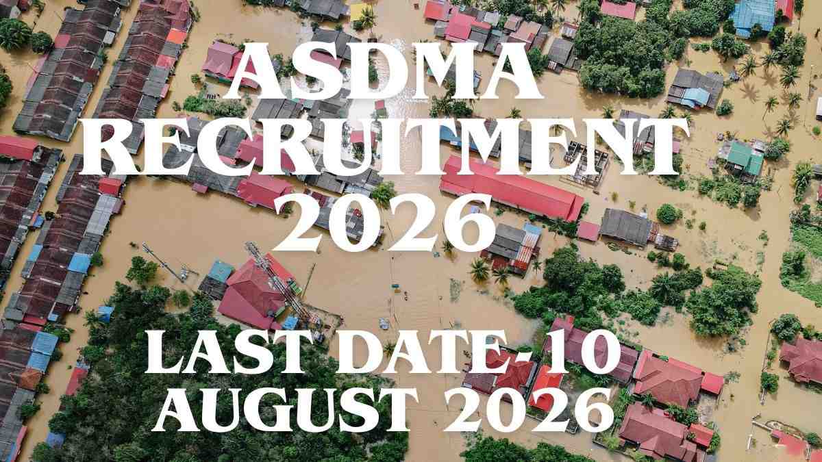 Alt Text: ASDMA Recruitment 2026 notification for Training & Field Executive posts under AIRBMP