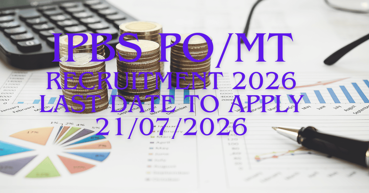 IBPS PO MT Recruitment 2026 Apply Online for Probationary Officer and Management Trainee Posts