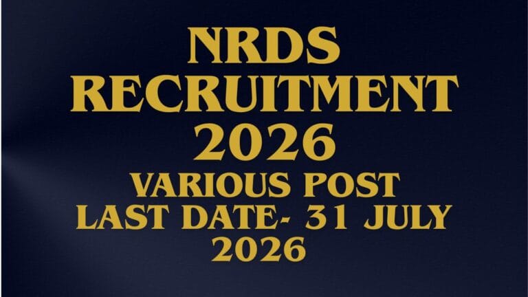 NRDS Group Recruitment 2026 official advertisement for 13 various posts under DDU-GKY 2.0 project published in The Assam Tribune on 23 July 2026.