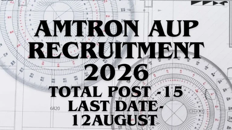 AMTRON AUP Recruitment 2026 official notification inviting online applications for 15 Technical and Content Management posts under the Assam Unified Portal (AUP) Project