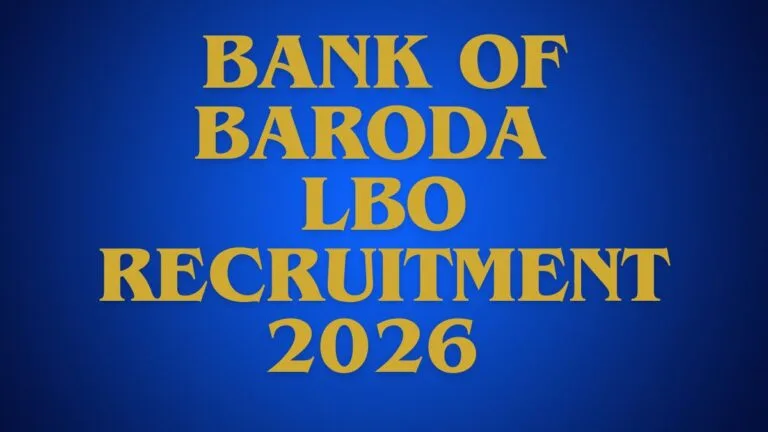 Bank of Baroda LBO Recruitment 2026 notification for 2482 Local Bank Officer vacancies across India