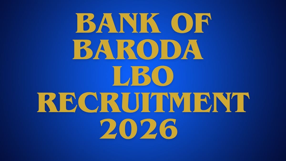Bank of Baroda LBO Recruitment 2026 notification for 2482 Local Bank Officer vacancies across India