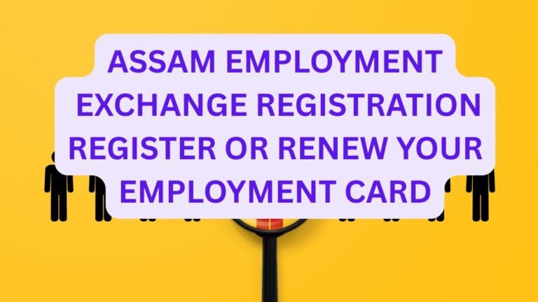Assam Employment Exchange Registration 2026 Apply Online Through Sewa Setu